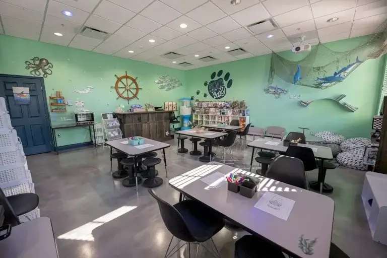 Indoor recreation facilities at Orlando villa resort